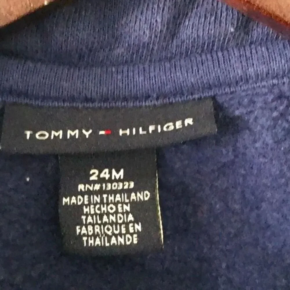 Tommy Hilfiger Kids Blue Jacket With Peplum Hem Ruffles @ Chest Size 24 Months